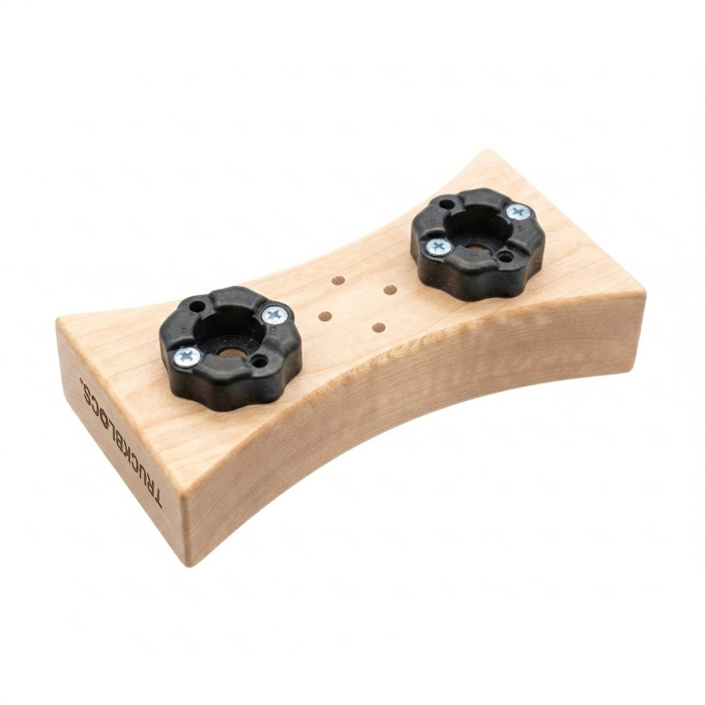 ECO Wood Large Circulaire Double Bloc