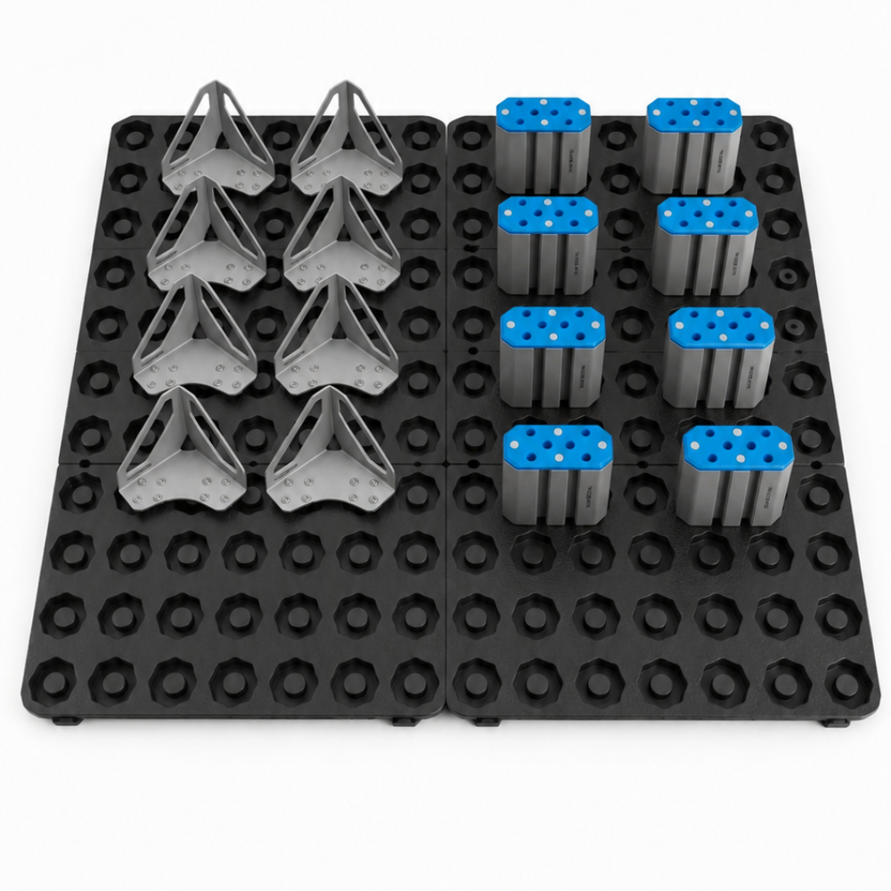 Pack Truckblocs® 30 matten + 16 borgblokken