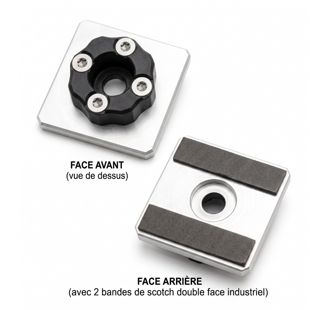 Truckblocs® Stick & Fix - Support Fixation Adhésif Sans Perçage